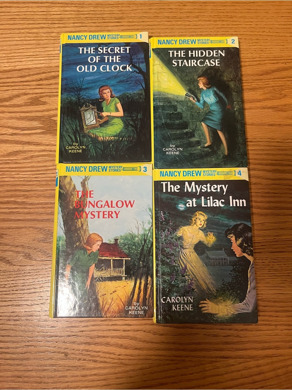 Lot of 4 Nancy Drew Hardcover Books